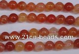 CCL02 15 inches 6mm round carnelian gemstone beads wholesale