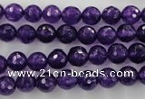 CCN1253 15.5 inches 8mm faceted round candy jade beads wholesale