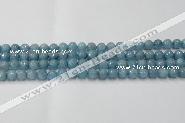 CCN2018 15 inches 10mm faceted round candy jade beads wholesale