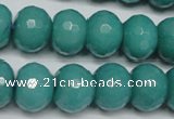 CCN2105 15.5 inches 12*16mm faceted rondelle candy jade beads