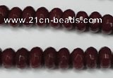 CCN2134 15.5 inches 6*10mm faceted rondelle candy jade beads