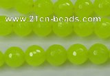 CCN2264 15.5 inches 10mm faceted round candy jade beads wholesale