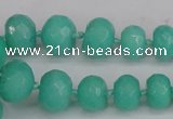 CCN2757 15.5 inches 5*8mm - 12*16mm faceted rondelle candy jade beads