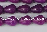 CCN3767 15.5 inches 10*14mm teardrop candy jade beads wholesale
