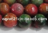 CCN4005 15 inches 16mm faceted round candy jade beads wholesale