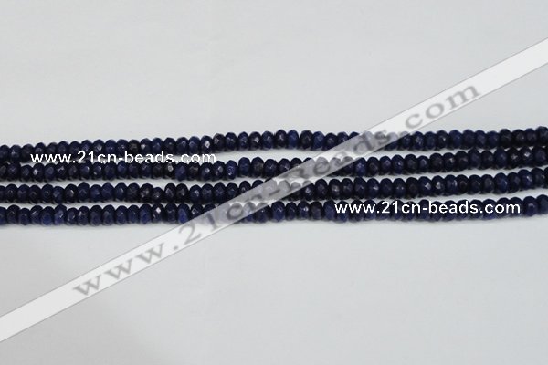 CCN4143 15.5 inches 4*6mm faceted rondelle candy jade beads
