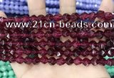 CCN5258 15 inches 8mm faceted nuggets candy jade beads