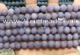 CCN5625 15 inches 8mm round matte candy jade beads Wholesale