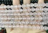 CCN5676 15 inches 8mm faceted round candy jade beads