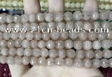 CCN5678 15 inches 8mm faceted round candy jade beads