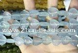CCN5946 15 inches 14*14mm heart candy jade beads Wholesale