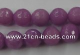 CCN863 15.5 inches 16mm faceted round candy jade beads