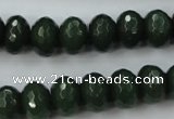 CCN913 15.5 inches 9*12mm faceted rondelle candy jade beads