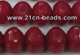 CCN947 15.5 inches 14*18mm faceted rondelle candy jade beads