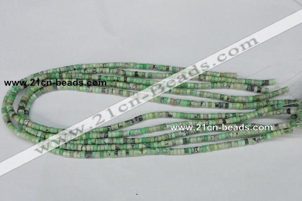 CCO24 15.5 inches 2*4mm tyre natural chrysotine beads