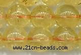 CCR382 15 inches 8mm round citrine beads wholesale