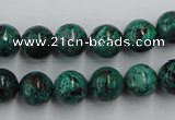 CCS204 15.5 inches 10mm round natural Chinese chrysocolla beads