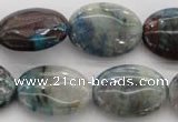 CCS34 15.5 inches 18*25mm oval natural chrysocolla gemstone beads
