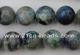 CCS505 15.5 inches 14mm round natural chrysocolla gemstone beads