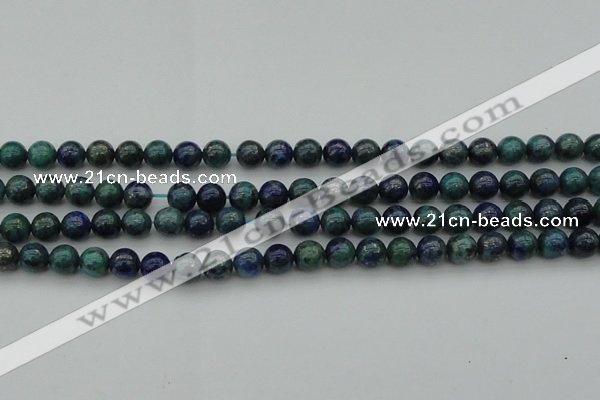 CCS522 15.5 inches 8mm round dyed chrysocolla gemstone beads