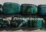 CCS648 15.5 inches 14*20mm nuggets dyed chrysocolla gemstone beads