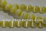 CCT1207 15 inches 4mm round cats eye beads wholesale