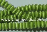 CCT212 15 inches 2*4mm rondelle cats eye beads wholesale