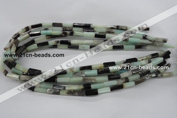 CCU518 15.5 inches 4*13mm cuboid amazonite gemstone beads wholesale