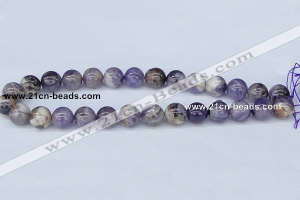 CDA55 15.5 inches 14mm round dogtooth amethyst beads wholesale