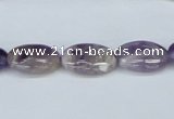 CDA70 15.5 inches 12*16mm oval dogtooth amethyst beads wholesale