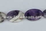 CDA71 15.5 inches 15*20mm oval dogtooth amethyst beads wholesale