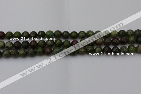 CDB302 15.5 inches 8mm round dragon blood jasper beads wholesale