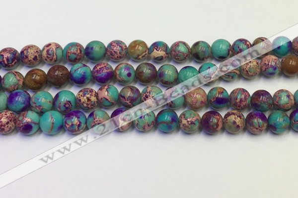 CDE1057 15.5 inches 8mm round sea sediment jasper beads wholesale