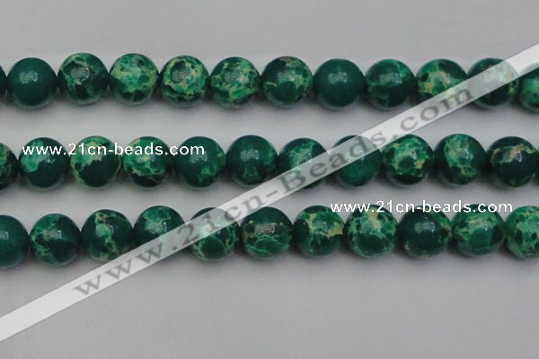 CDE2087 15.5 inches 24mm round dyed sea sediment jasper beads