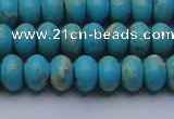 CDE2643 15.5 inches 10*14mm rondelle dyed sea sediment jasper beads