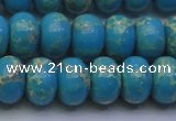 CDE2653 15.5 inches 13*18mm rondelle dyed sea sediment jasper beads