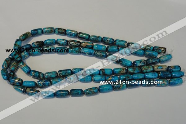 CDI285 15.5 inches 8*16mm column dyed imperial jasper beads