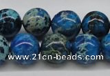 CDI46 16 inches 14mm round dyed imperial jasper beads wholesale