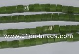 CDJ109 15.5 inches 4*4mm cube Canadian jade beads wholesale