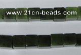 CDJ110 15.5 inches 8*8mm cube Canadian jade beads wholesale
