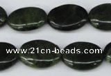 CDJ119 15.5 inches 15*20mm oval Canadian jade beads wholesale