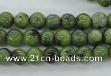 CDJ139 15.5 inches 6mm round Canadian jade beads wholesale