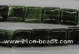 CDJ150 15.5 inches 12*12mm square Canadian jade beads wholesale