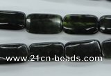 CDJ153 15.5 inches 10*18mm rectangle Canadian jade beads wholesale