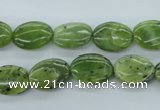 CDJ160 15.5 inches 10*14mm oval Canadian jade beads wholesale