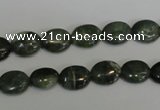 CDJ27 15.5 inches 8*10mm oval Canadian jade beads wholesale