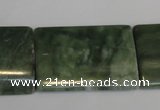 CDJ36 15.5 inches 25*35mm flat tube Canadian jade beads wholesale