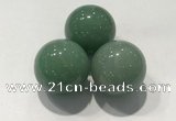 CDN1072 30mm round green aventurine decorations wholesale