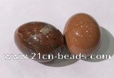 CDN1397 35*45mm egg-shaped brecciated jasper decorations wholesale