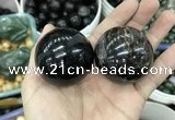 CDN26 45mm round natural astrophyllite gemstone decorations